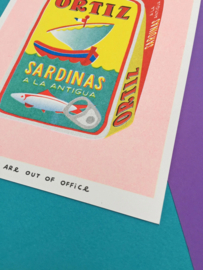 Resin print - Blik sardines