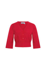 Bakery Ladies - Cardigan ajour red