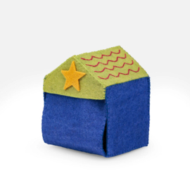 Sjaal met Verhaal - Kerststal multicolor