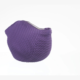 Retro badmuts toilettasje - paars