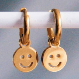 Smiley oorbellen