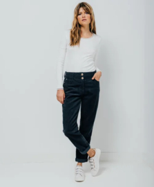 C’est Beau la Vie - Trousers Eddy rib marine