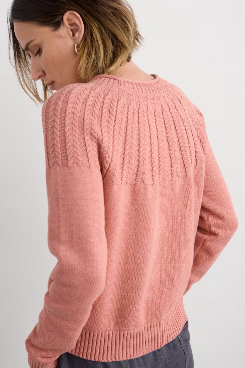Seasalt - Stone chat jumper Dusty rose