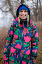 Danefae - DaneTurell coat Geofleur blue
