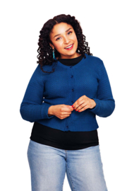 Cissi och Selma -  Sigrid cardigan Ocean