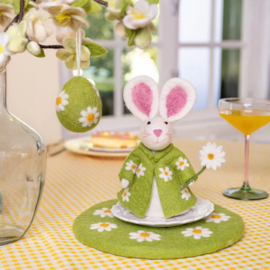 Sjaal met Verhaal - Haas met margrietjes