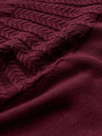 Seasalt - Stone chat jumper plum berry