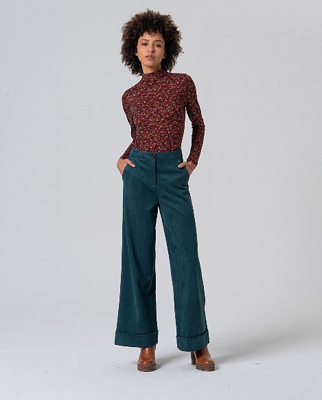 Surkana - Trousers Lisu Bottle green