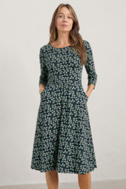 Seasalt April dress - Sweet leaves maritime stem