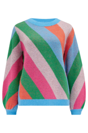 Sugarhill - Essie Jumper Multi Diagonal stripes