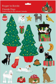 Honden rond de Kerstboom - Roger de la Borde