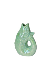 Monsieur Carafon - Fish vase Rainbow mintgreen