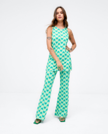 Surkana - Hemdshirt golfjes blauwgroen