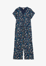 Seasalt - Rose Trellis jumpsuit Tidal floral maritime