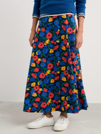 Seasalt - Rose Skirt -Zennor blooms maritime mix