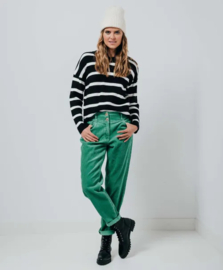 C'est beau la vie - Trousers Eddy Chine rib green