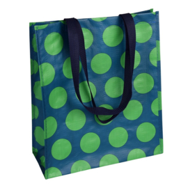 Shopping bag Stip - blauwgroen