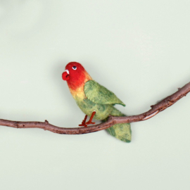 Sjaal met een Verhaal Vogel - Dwerg papegaai