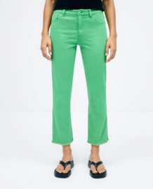 Surkana - Broek Straight denim jeans green