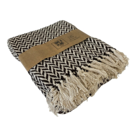 Take a plaid - Zigzag bruin-ecru
