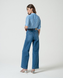 Surkana - Jeans trousers flared blue