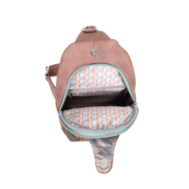 Hi-di-Hi - tas Carol lila/cognac