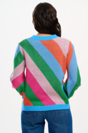 Sugarhill - Essie Jumper Multi Diagonal stripes
