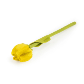 Sjaal met Verhaal - Tulp geel