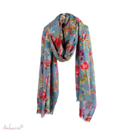 Imbarro sjaal Paradise Royal blue