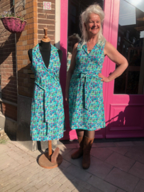 Bakery Ladies - Polo dress Sleeveless  Aqua Marine