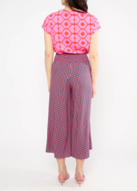 Blutsgeschwister - Trousers In full Bloom Interlaced colors