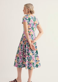 Seasalt - Veronica dress Fronds chalk mix