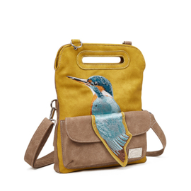 Hi-di-Hi tas Kingfisher yellow/ beige