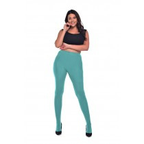 Opaque panty 50 denier Curvy - Aqua green