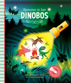 Zaklantaarnboek : Speuren in het dinobos