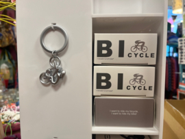 Wielrenner sleutelhanger