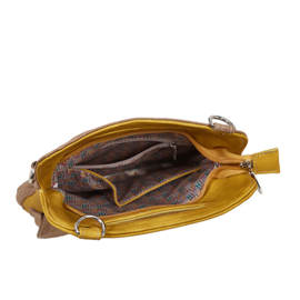 Hi-di-Hi tas Kingfisher yellow/ beige