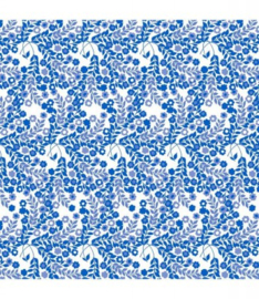 PVC tafelzeil Lola - Marigold Blauwe bloemen