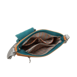 Hi-di-Hi tas Quack Orange petrol