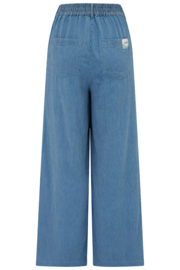 Sugerhill - Fifi Wide leg trousers denim stripe