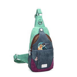 Hi-di-Hi - tas Carol aqua/d.grey