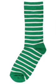 Green-chalk striped Socks - Danefae