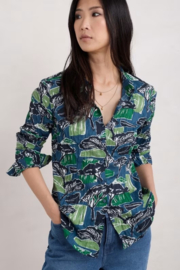 Seasalt - Larissa shirt - Sketchbook trees sea cave