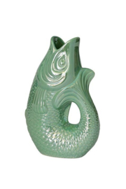 Monsieur Carafon - Fish vase Rainbow mintgreen