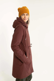 Danefae -  DaneNora winterparka brown/deep bordeaux