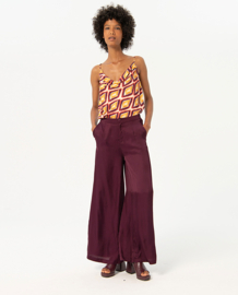 Surkana - Trousers  wide maroon