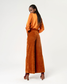 Surkana - Wide trousers mustard