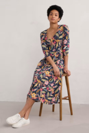 Seasalt - Helena dress Folky bloom maritime