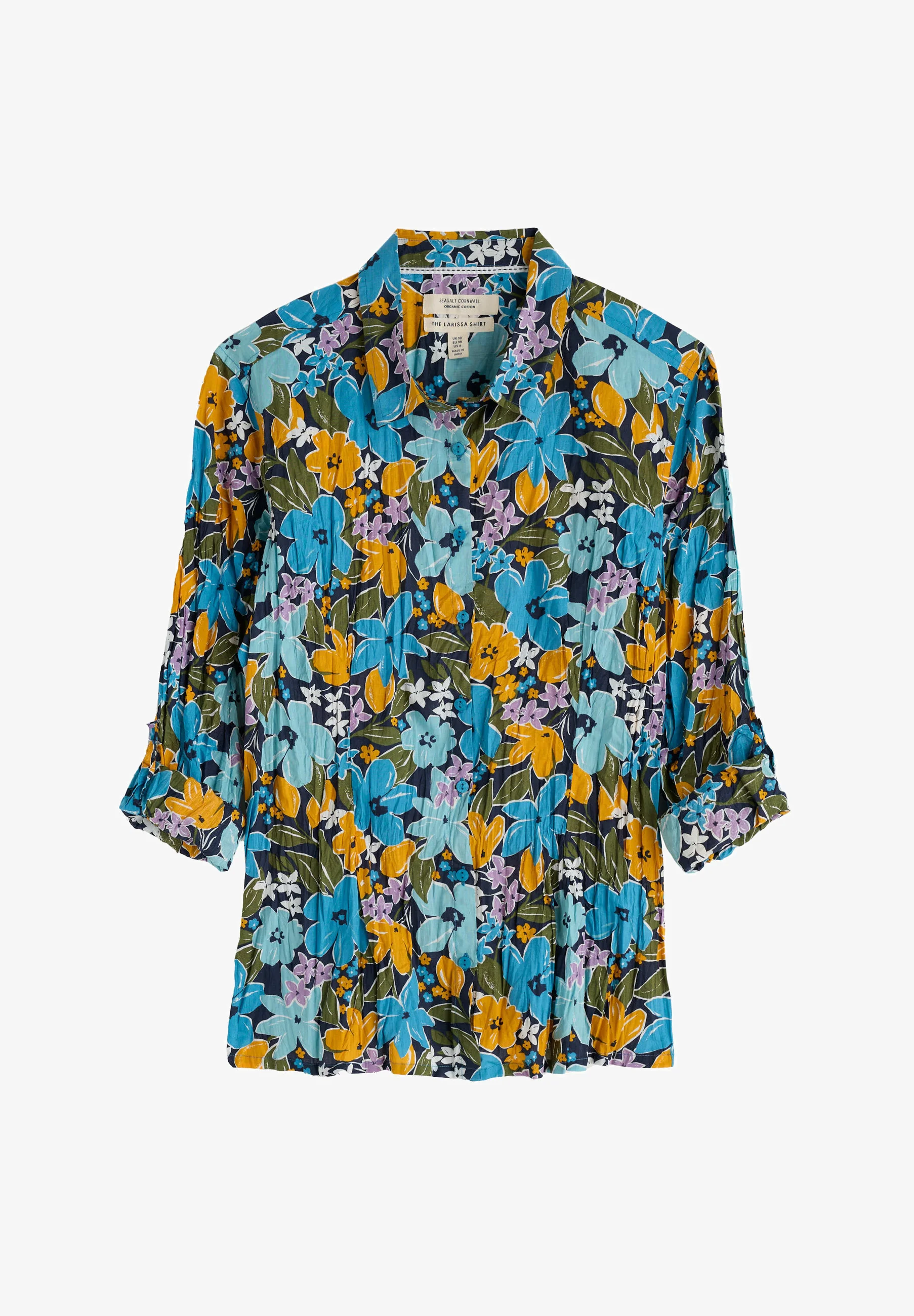 Seasalt - Larissa shirt Citrus floral Poseidon