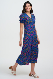 Sugarhill - Dress Jolene Bright navy jazz waves